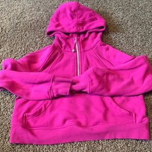 Lululemon quarter zip crop sweater